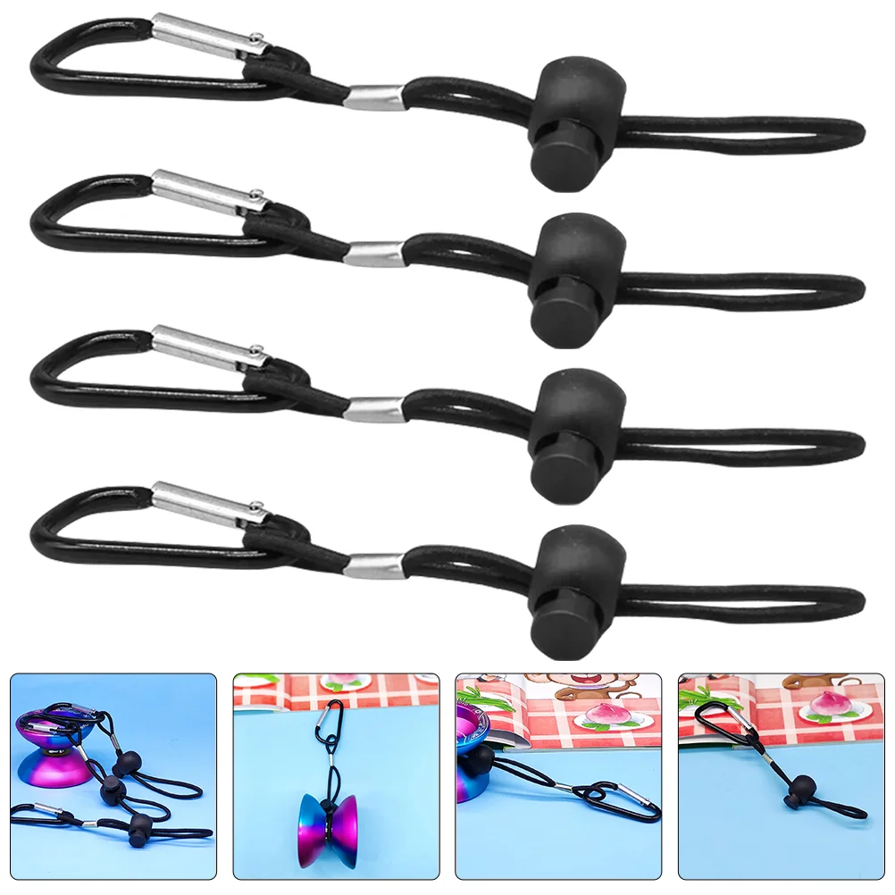 

4 Pcs Kid Hangers Lanyard Yo-yo Waist Balls Compact Multi-function Compact Kids Clothes Hanger Daily Use Rope Clip Children