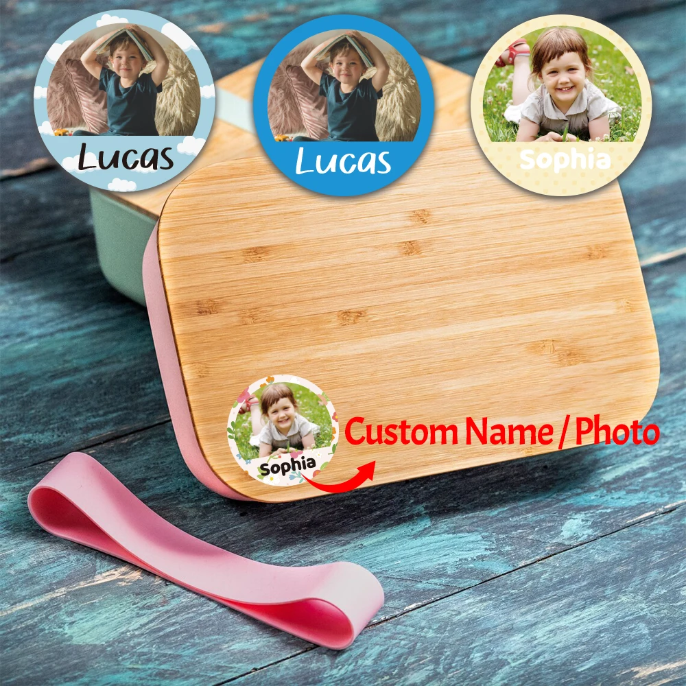 

24 шт./48 шт./72 шт., наклейка для фото и именной бирки, наклейки на заказ, водонепроницаемые персонализированные этикетки, детские школьные канцелярские принадлежности