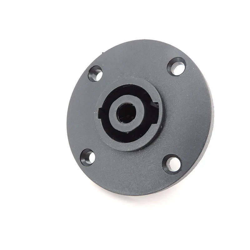 1pcs 4pin Round XLR mount panel power socket European-style 4Pin Female Compatible Audio Cable Connector socket t1