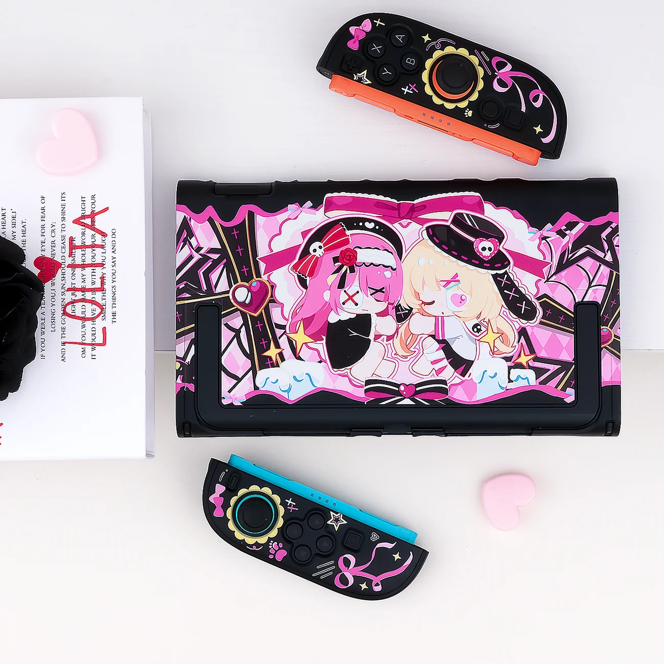 Gothic Sweetheart Protective Case compatible with Nintendo Switch