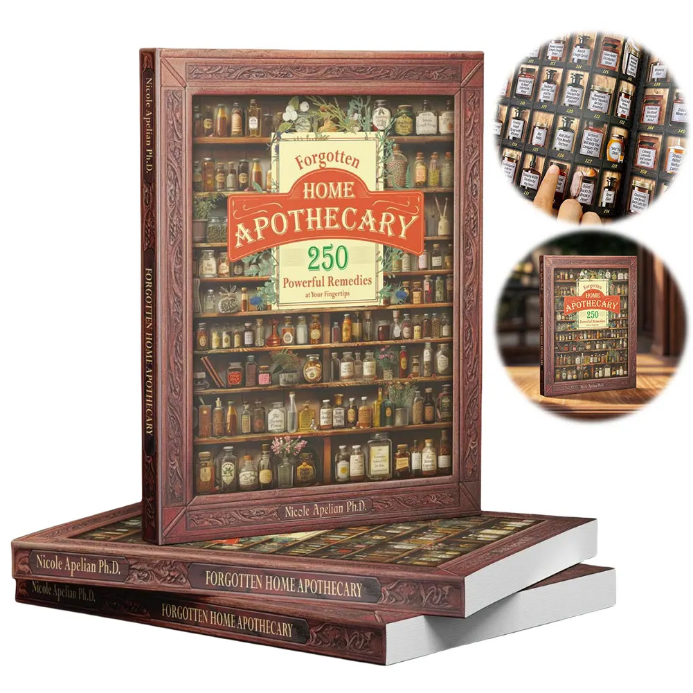 1PC 250 Powerful Remedies At Your Fingertip Forgotten Home Apothecary The Home Doctor Herbal Remedies Book for Everyday Wellness