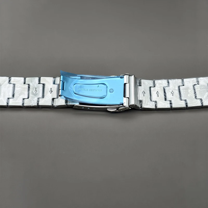 42mm SKX007 Watch Case Transparent Back Cover Fits 4R 6R 7S NH35 NH36 Movement Flat Sapphire Crystal Glass Men Watch Refit Parts