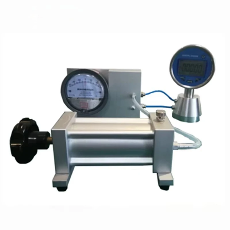 

Design Hand Pump 100 Bar Penumatic Micro Differential Pressure Gauge Calibrator for Verific Pressure Gauge Calibration Machine