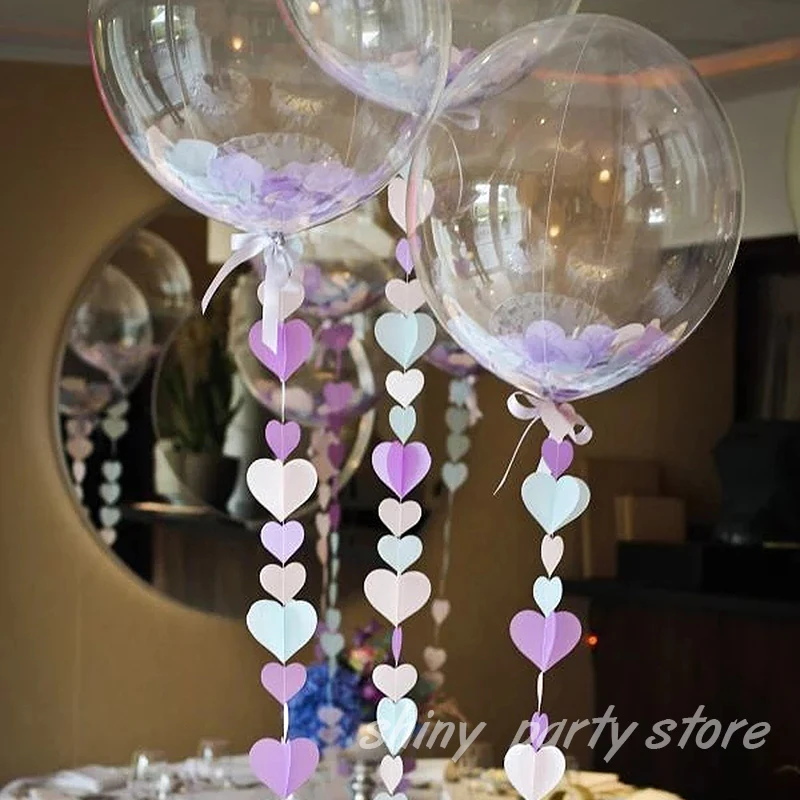 Round Inflatable Helium Balloons, Transparent Bobo Ball, Birthday Party Balloon, Wedding, Festival Setting, 12 