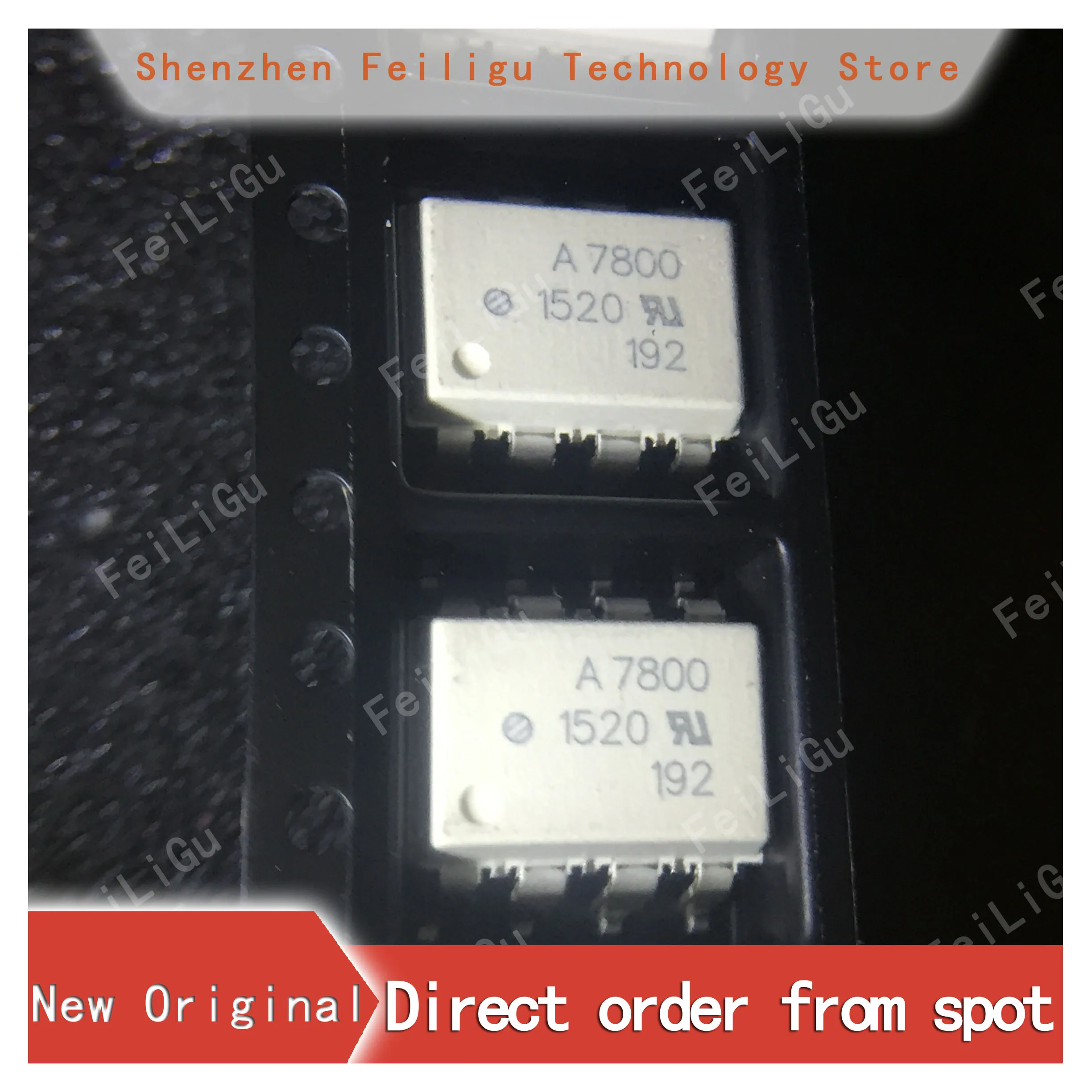 1/10/30PCS 100% New original HCPL-7800-500E HCPL-7800 silkscreen: A7800 package:SOP8 isolation amplifier optocoupler