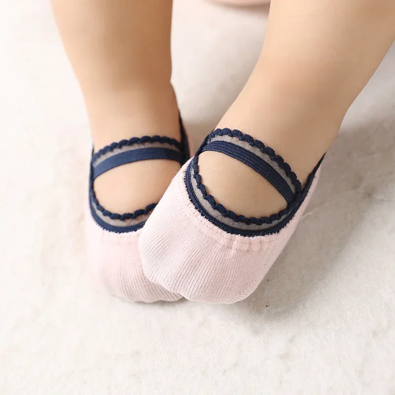 1 Pair Baby Socks Newborn Summer Lace Soft Boat Socks Kids Solid Color Princess Baby Girl Infant Anti-slip Socks