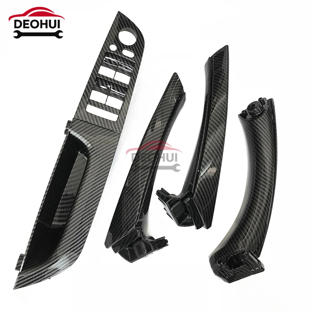 

CSDOH LHD RHD Carbon Fiber Interior Door Armrest Pull Handle For BMW 3 Series E90 E91 316 318 320 325 328i 2004-2012