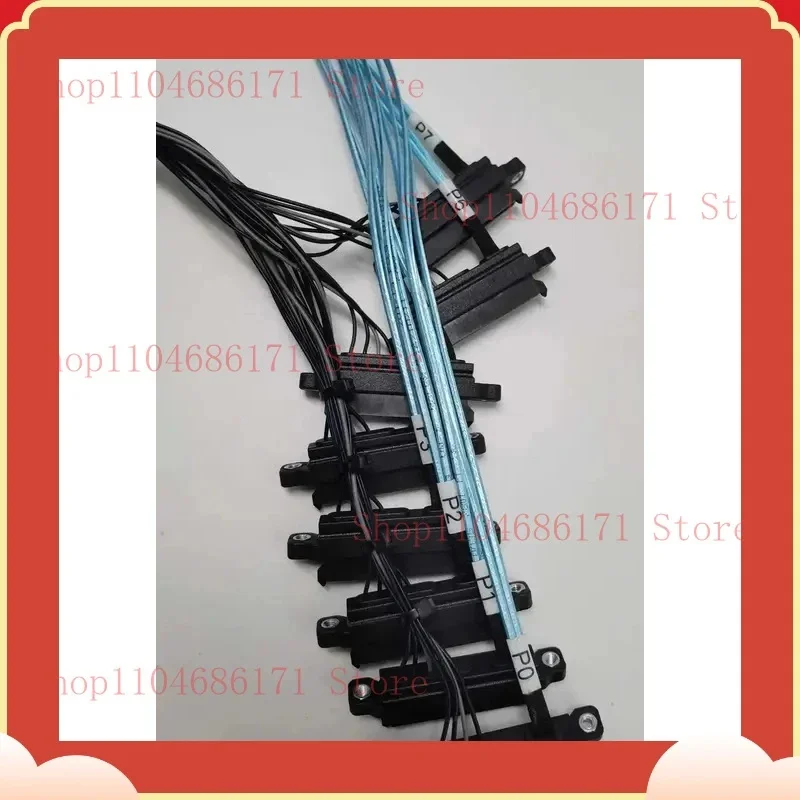 L NEW FOR MOLEX 12G Mini SAS CABLE 2 SFF-8643 to 8 SAS SATA 8482 HDD Server Raid Data Cable 00KF472