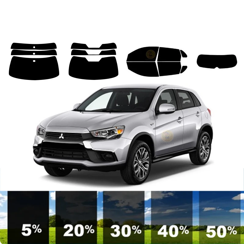 

precut Removable Window Tint Film Car 100% UVR 5%-70%VLT Heat Insulation Carbon ﻿For MITSUBISHI OUTLANDER SPORT 4DR SUV2011-2023