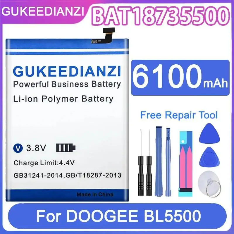 

Environmentally Friendly Mobile Phone Battery 6100Mah For Doogee BL5500 BAT18735500