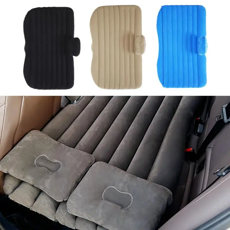 

Car Inflatable Bed Back Seat Foldable Travel Inflatable Bed Portable Car Bed Mattress With Air Pump Storage Bag For SUV Car