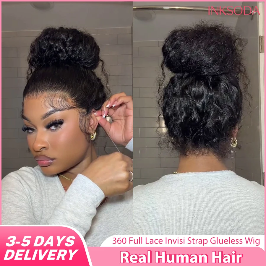 Curly Wigs 360 Full…