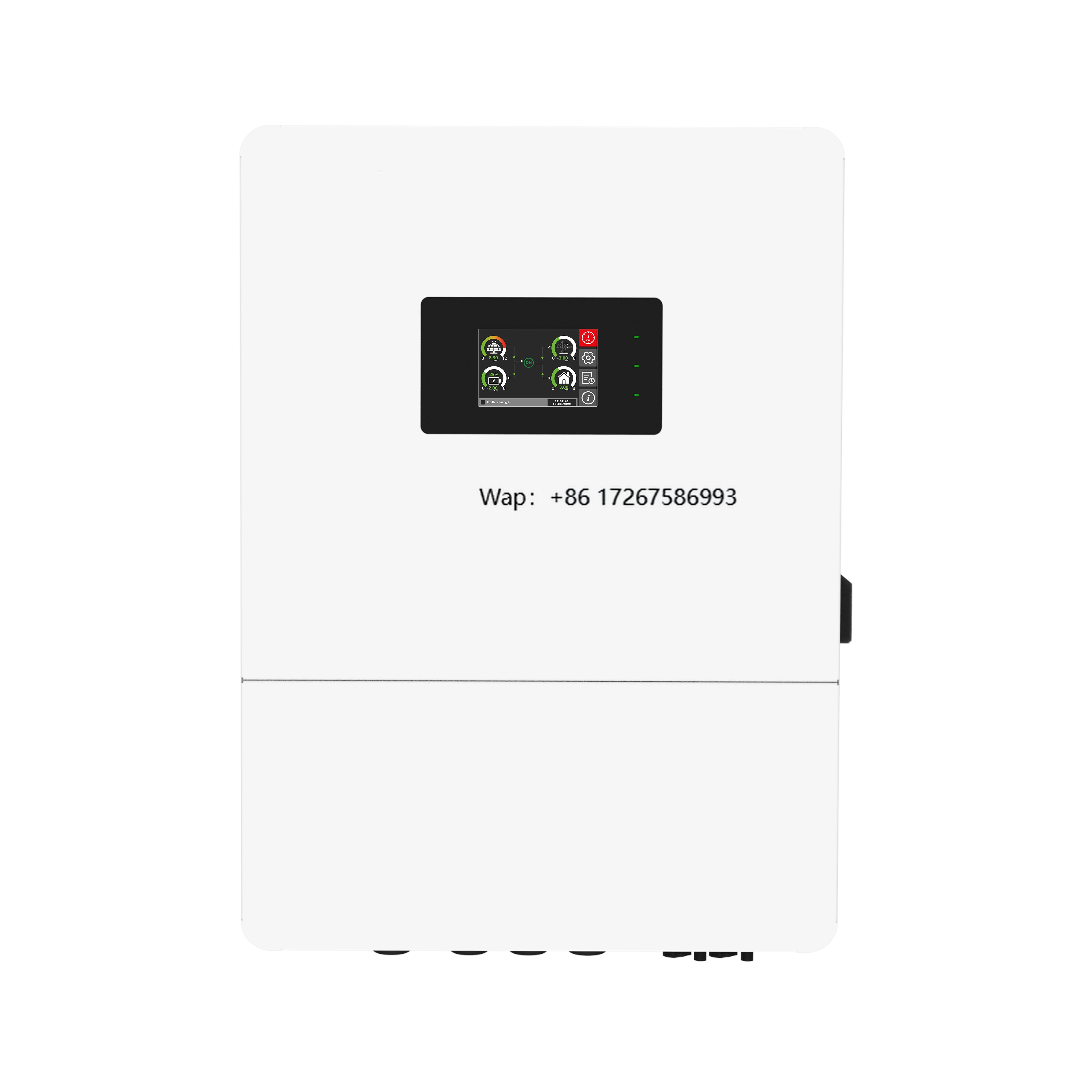 Off-Grid High Frequency Solar Hybrid Inverter IP65 Pure Sine Wave 24v Power Inverter 12v to 220V  Solar Charger