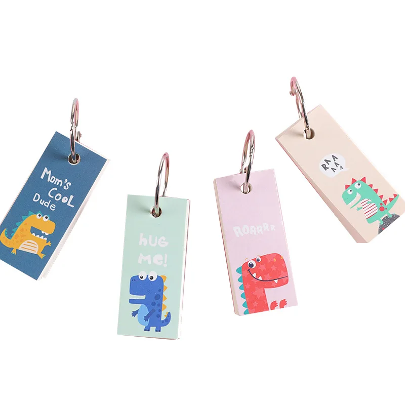 1PC Cute Metal Ring Memo Pad Creative Simplicity Note Pad Mini Memo Pad Notebook Portable Diary Stationery School Office Supply