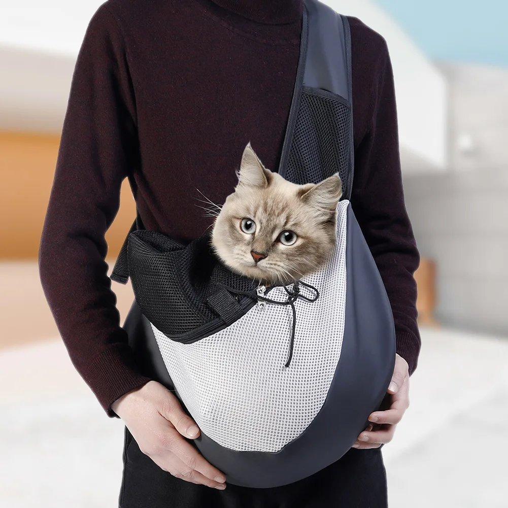 

Pet Backpack for Cats and Dogs, Single Shoulder Bag for Outdoor Travel, Portable Pet Bag, Breathable Pet Parcel