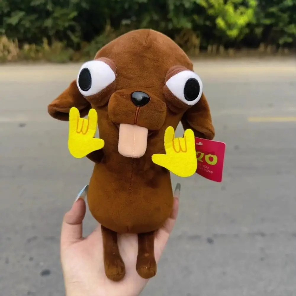 Magnetische knuffels Chihuahua pluche sleutelhanger puppy huisdier zwarte kleur gevulde Chihuahua pop Kawaii Chihuahua pop sleutelhanger