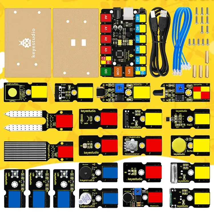 Easy Plug Sensor Module Starter Kit with EASY Plug Controller Board for Arduino