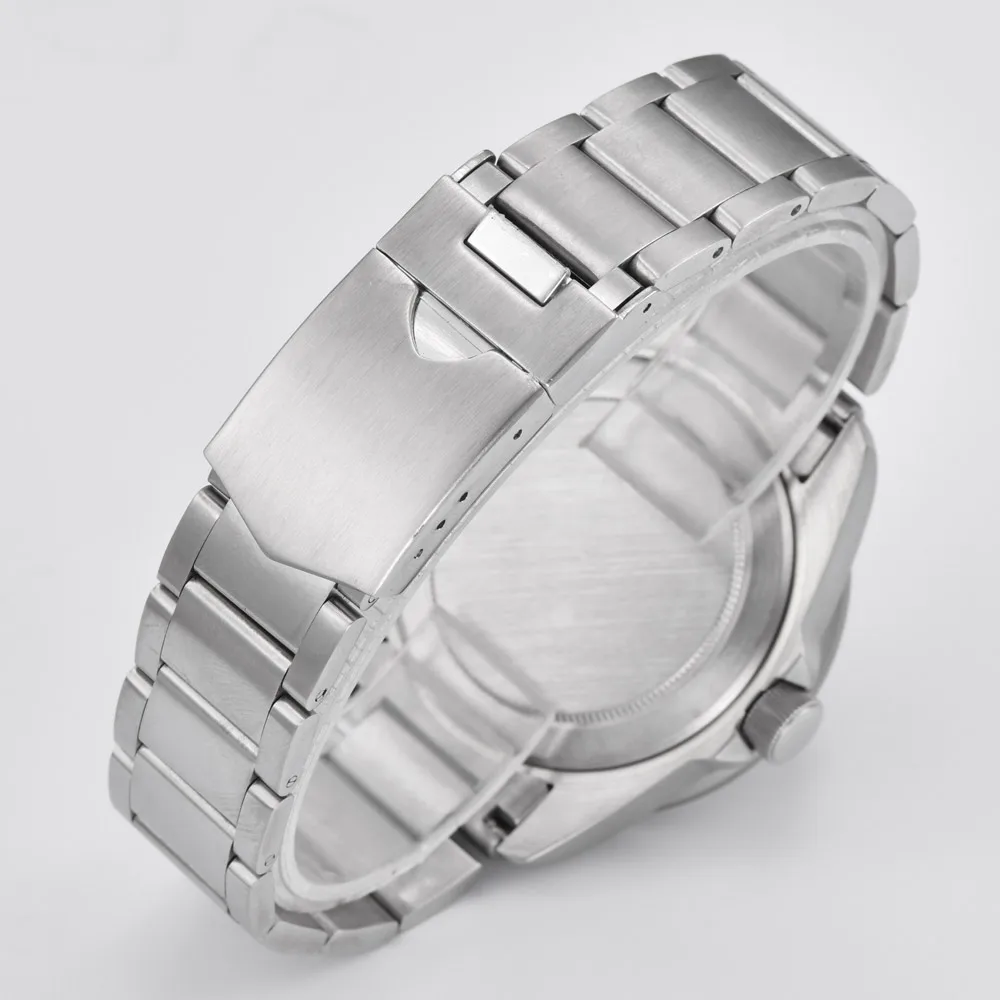 42,5-mm-Gehäuse aus Metall für Herrenuhren, passend für Miyota 8215, mit Saphirglas, Uhrenzubehör, BGW9-Leuchtmaterial, Gehäuse, Zifferblatt und Zeiger – Kombinationsteile. – Detail 10