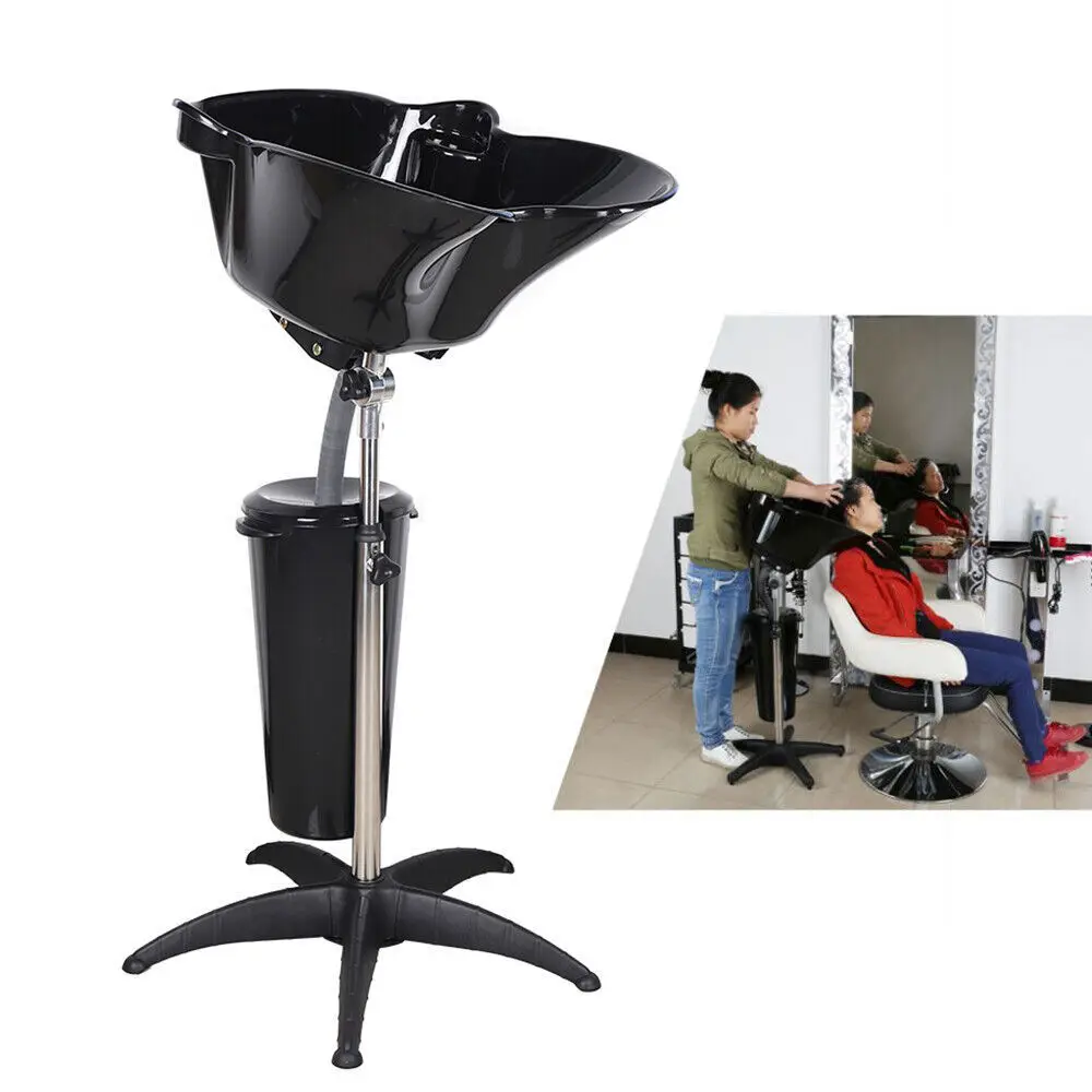 

Shampoo Bowls Chair Bowl Sink Height Removable Vertical Lifting Barber Adustable Beauty Spa Salon Equipment