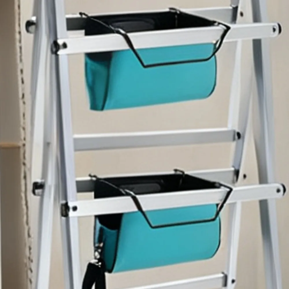 Oxford Fabric Ladder Tool Bag Heavy Duty Compact Size Tool Storage Bag 44.09lb Capacity 26x18x20cm Tool Pouch Bag Repair Work