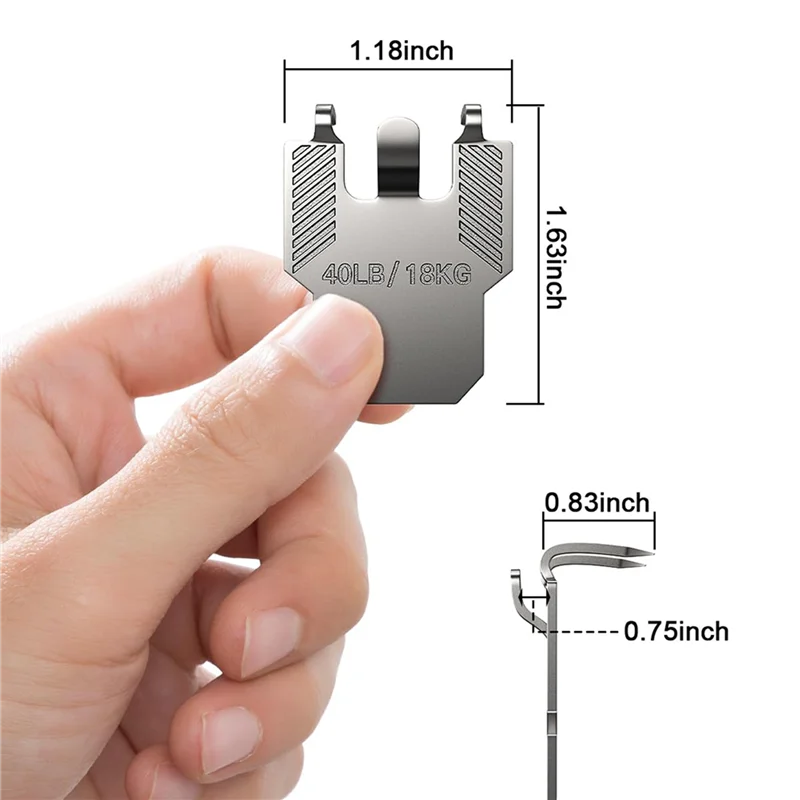【B07R】40 grucce per quadri con artigli per cartongesso: ganci per appendere quadri da parete, per grandi immagini artistiche, poster fotografici, specchio per pittura