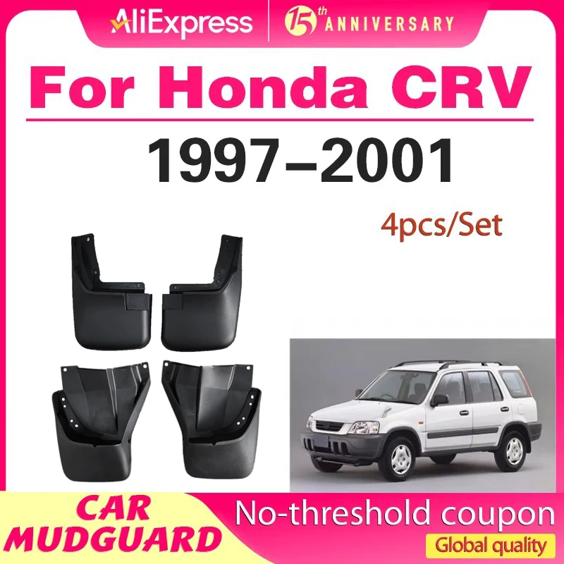 

For Honda CRV 1997-2001 1998 1999 2000 Fender Mudguard Mud Flaps Guard Splash Flap Mudguards Car Accessories
