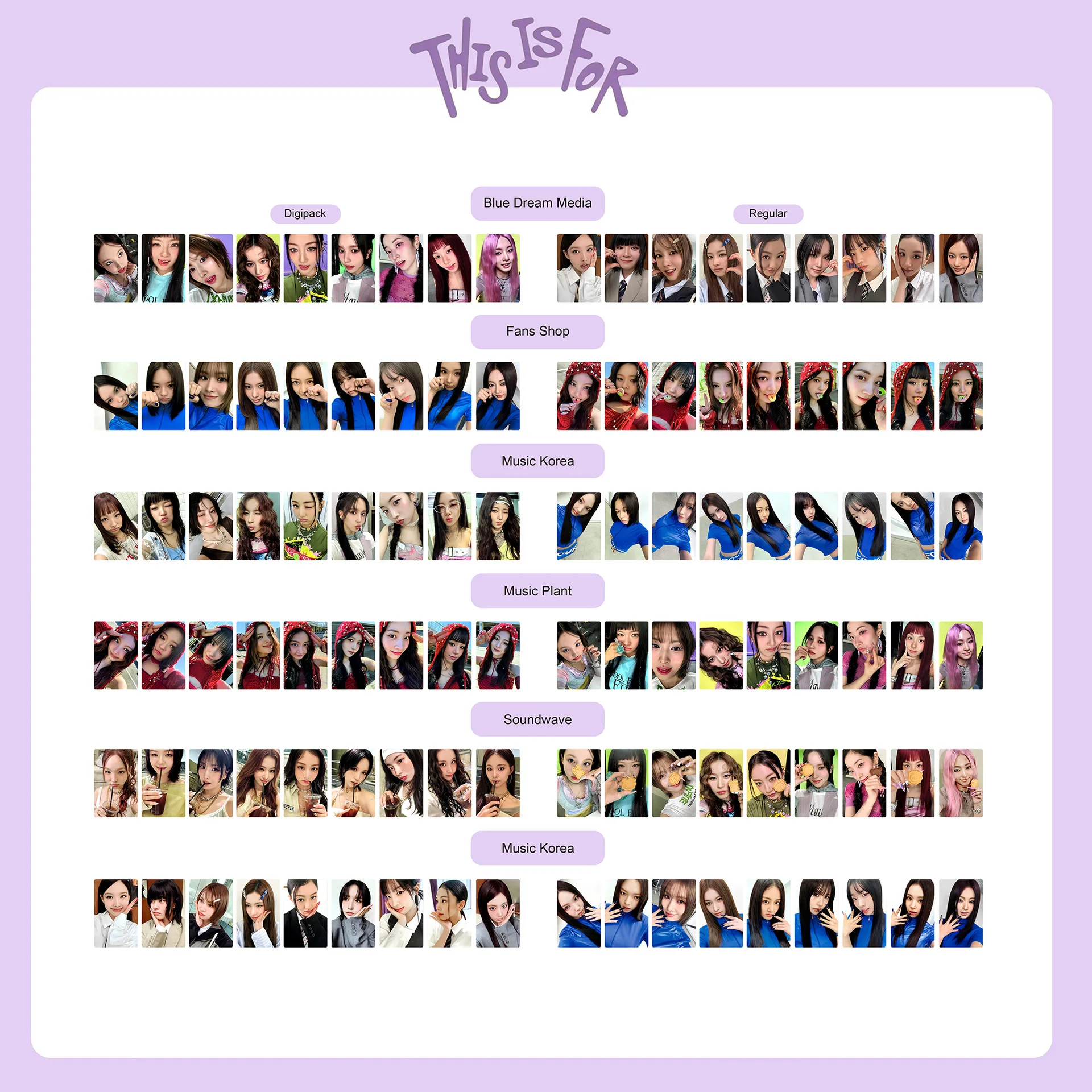 Korean idols Regular Fourth Edition 