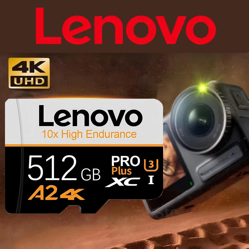 Extended Capacity Lenovo Micro TF SD Memory Card SD Cards TF Cards 512GB 256GB 32GB UHS-I C10 8K U1 for Camera / GoPro