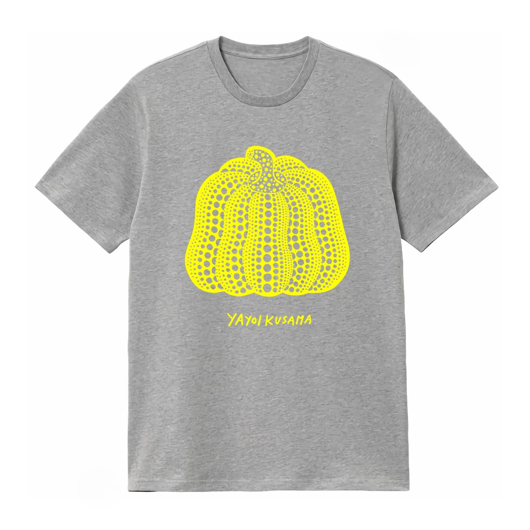 New Japanese Artist Yayoi Kusama Pumpkin T-Shirt Infinity Mirrors Design Casual Men's Clothing and Women's 2026 Summer T Shirt