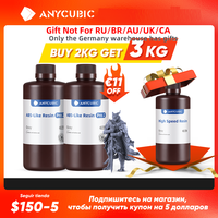 ANYCUBIC ABS Pro 2 Resin 405nm Photosensitive Polyresin High Precision with Minimal Shrinkage for LCD 3D Printer