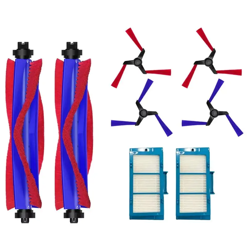 

【ESSENTIALS】Запасные части для робота-пылесоса Spot+ Scrub Ai: основная роликовая щетка (8 шт.), HEPA-фильтр, боковая щетка