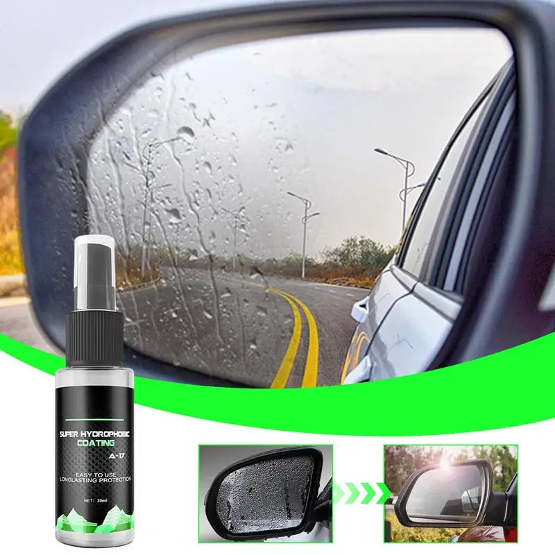 

Auto Rain Agent 30ml Auto Rain Agent Spray Fluid Rainproof Agent For Vehicles Truck SUV Protective Coating For Side Window Car