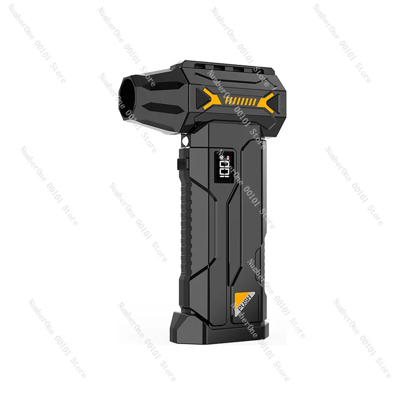 High-power brushless motor turbocharged snow blower with powerful fan
