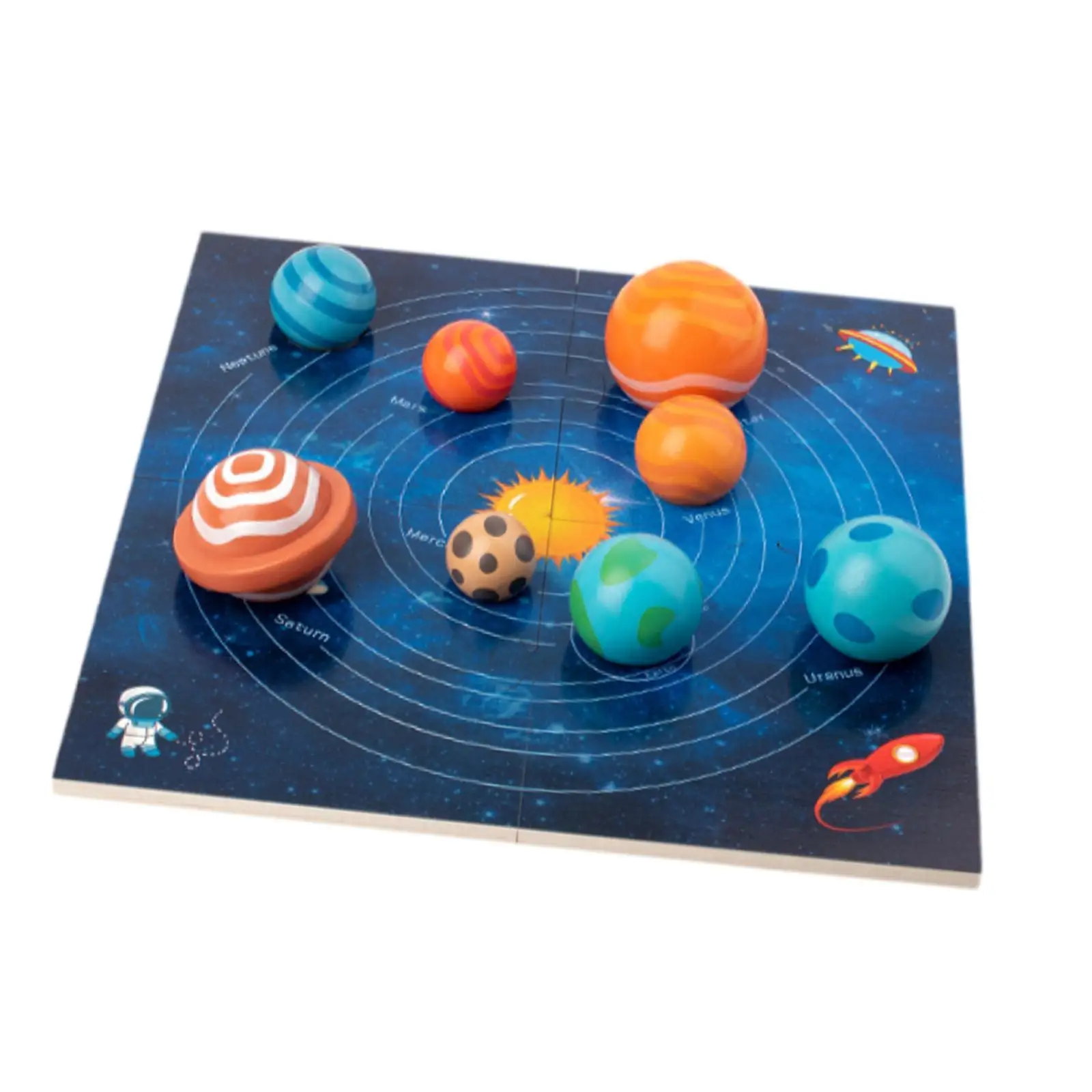 Space Planets Jigsaw Puzzle Educational for Ages 2 3 4 5 6 Years Kids Gifts