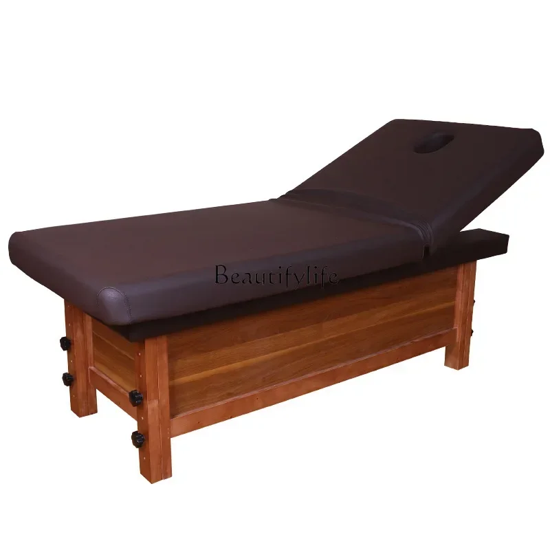 FGSolid wood massage massage massage physiotherapy beauty bed body bed setting sponge does not deform