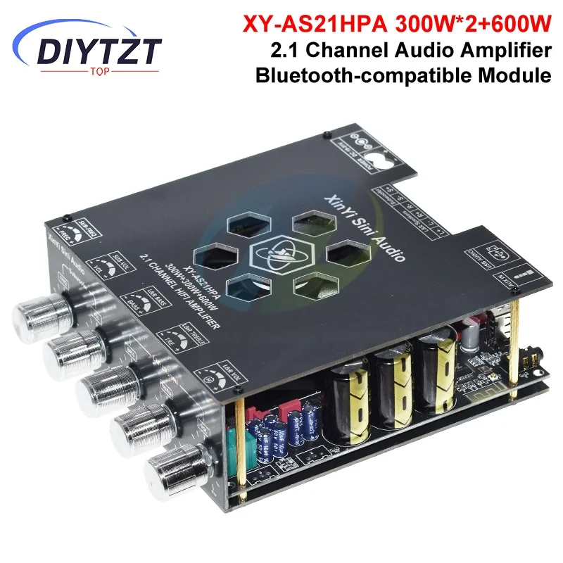 XY-AS21HPA Bluetooth High-Power Digital Verstärker Bord 2,1 Kanal Subwoofer 300 W * 2 + 600 W Dual TPA3255 Amplificador