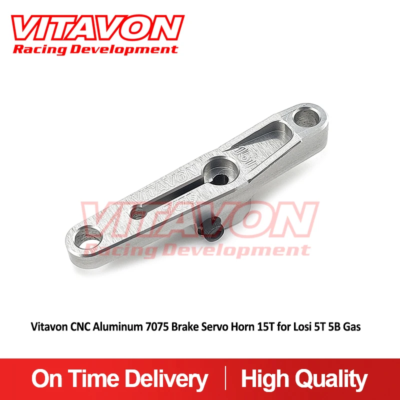 

Vitavon CNC Aluminum 7075 Brake Servo Horn 15T for Losi 5T 5B Gas