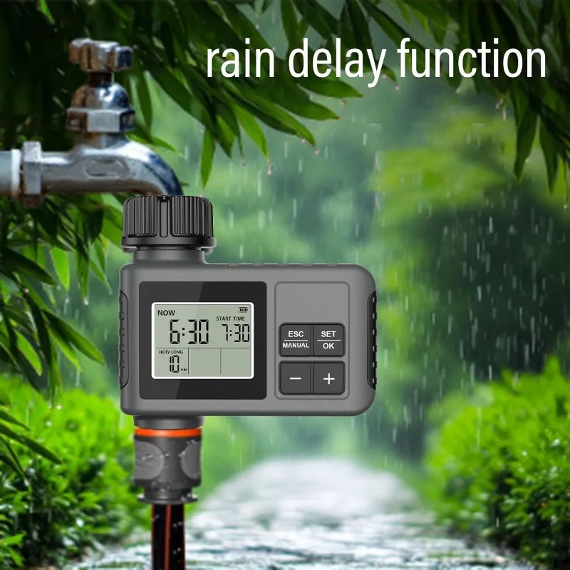

Water Timer for Garden Hose Programmable Water Sprinkler Timer Manual Automatic Lawn Watering System Irrigation Controller