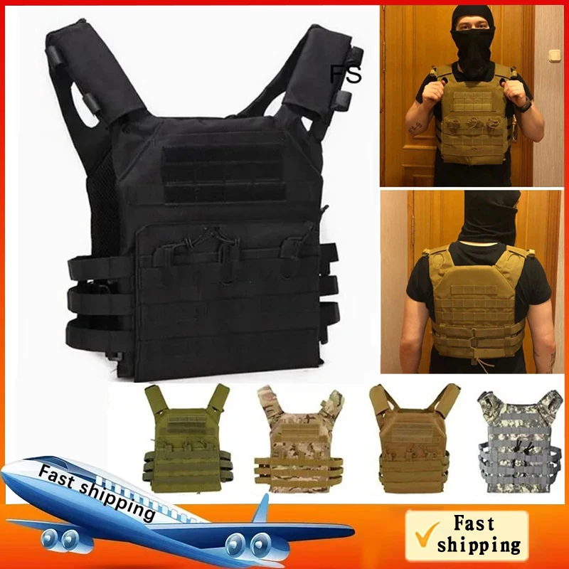 

Tactical Airsoft Vest Camouflage Military Tactical Vest Security Protection Hunting Game Jungle Chest Rig Armor Body Protection