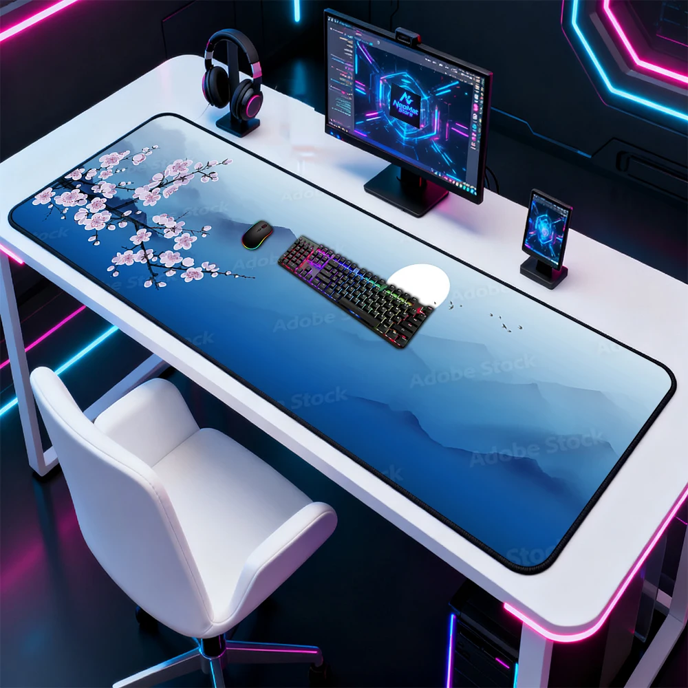 Cherry Blossom Large Desktop Mat 160cm Gaming 140cm Pc Accessories Office Supplies Extra 180cm 120cm Comfortable Nonslip