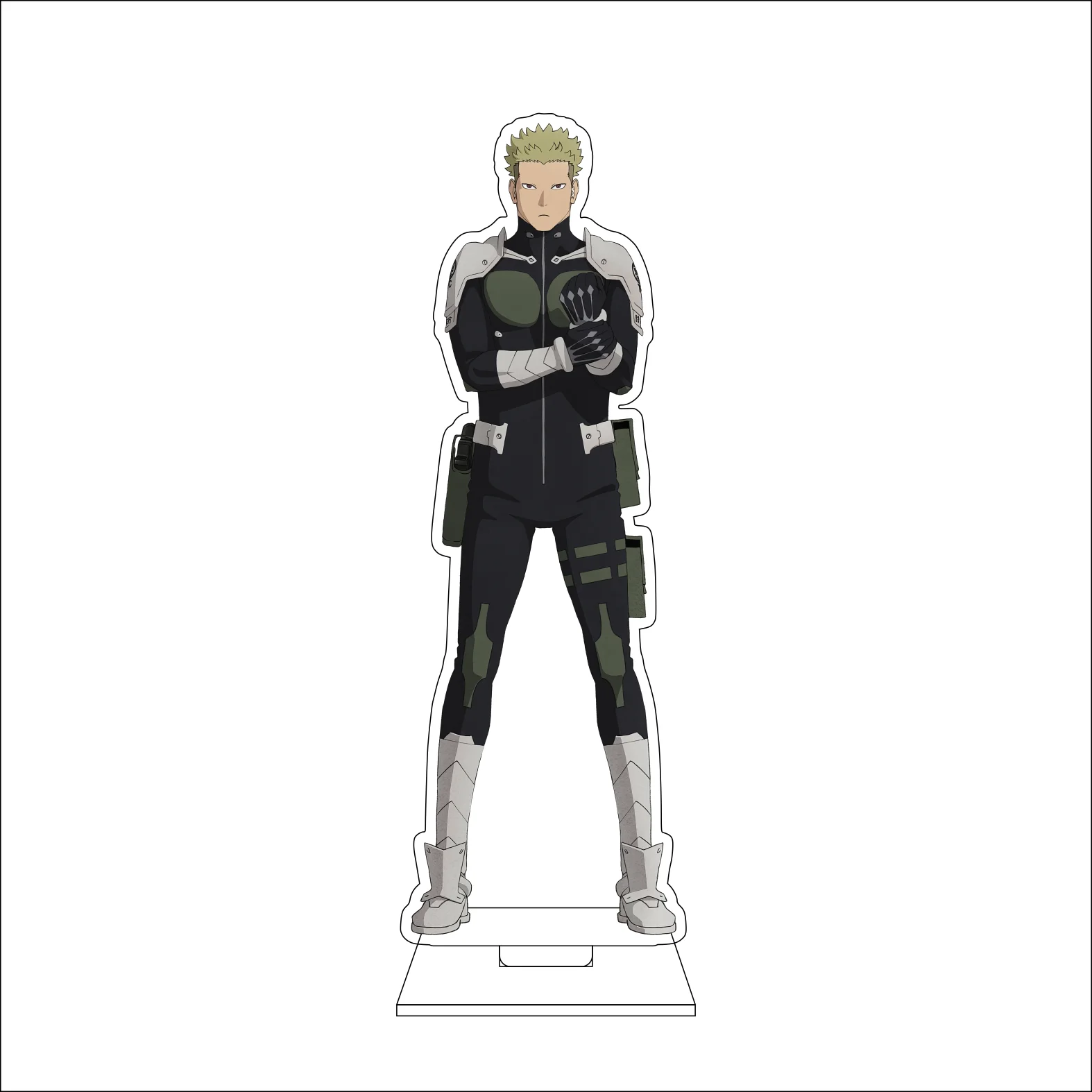 16CM Anime Kaiju No.8 Cosplay Acrylic Figure Stand Plate Ornaments Gifts view 4