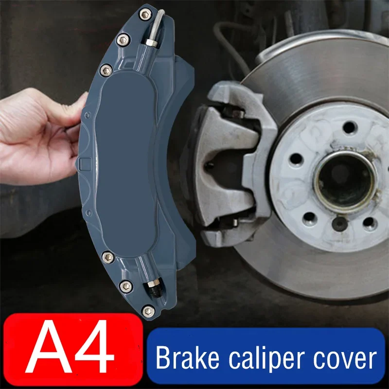 For Audi A4 Series Brake Caliper Cover Aluminum Kit Fit 2.0T 40 TFSI allroad quattro Plus 2013 2014 2.0 TFSI quattro ultra 2016