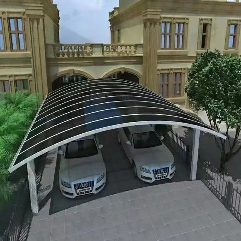 Gegen die Wand Wind- und Regenschirm aus Aluminiumlegierung, Carport, Terrassenschuppen, Fensterschuppen, Baldachin, Garten, Innenhof, Traubenregal, Pavillon