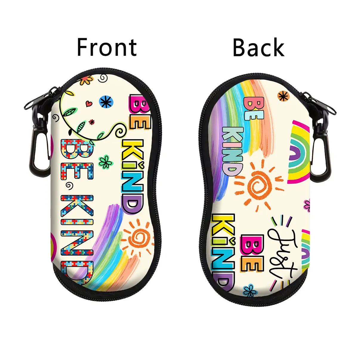 Autism Awareness Portable Glasses Case Cute Sunglasses for Woman Glasses Box Simple Sunglasses Box