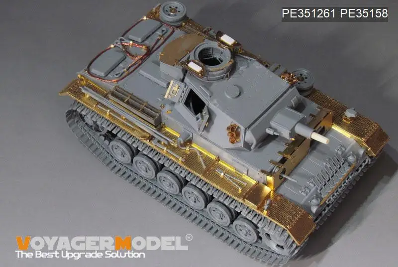 VOYAGER PE351261 1/35 Pz.KPfw.III Ausf.N Early Version Upgrade Set Basic FOR DRAGON 6606