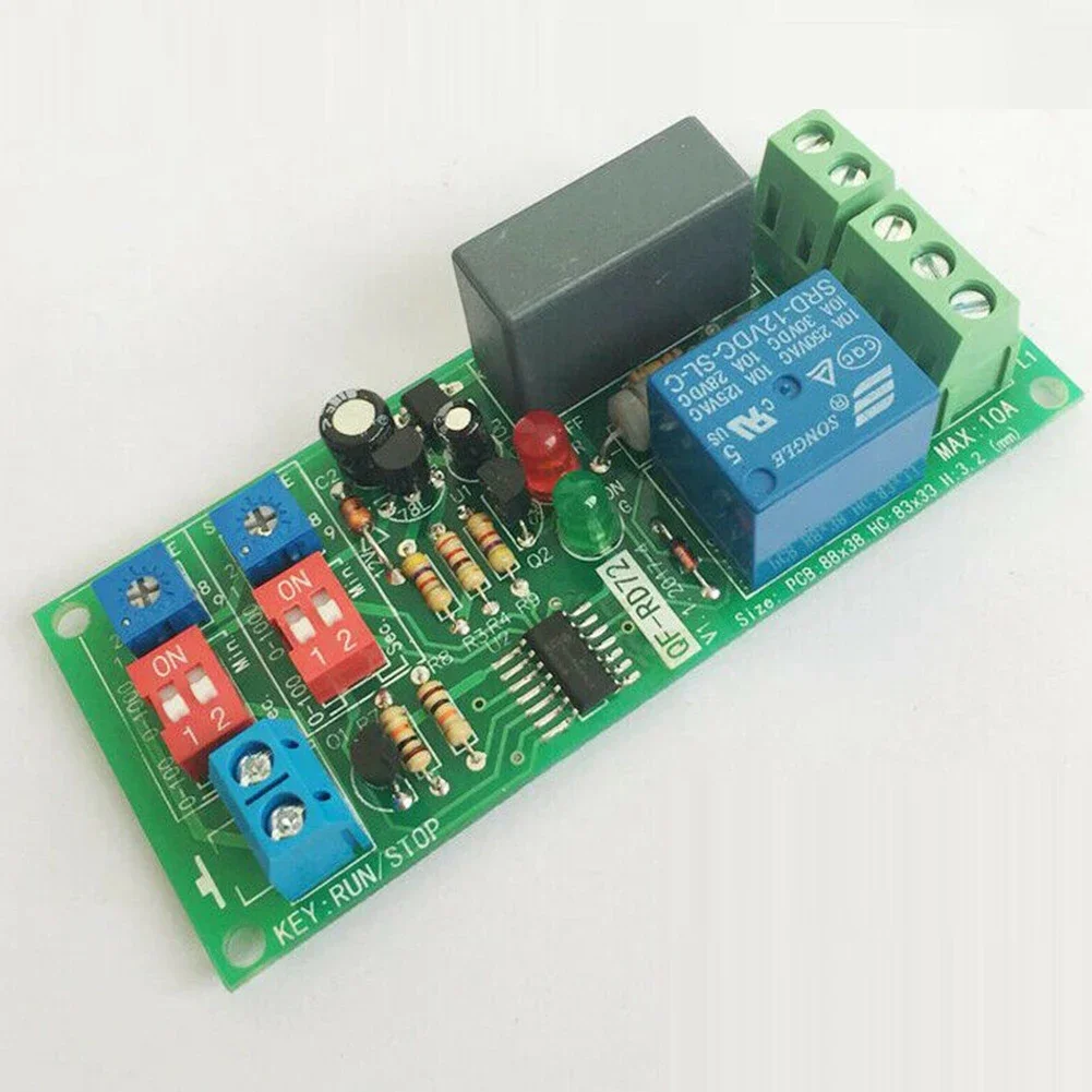 

Brand New Durability Switch Module Relay Module 88*38*22mm AC 100V-250V Delay Infinite Cycle ON/OFF Time Timer