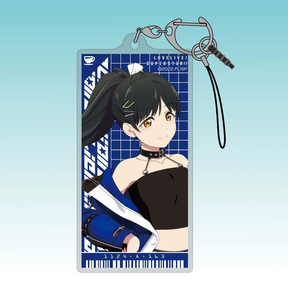 LoveLive Anime Zweidimensionaler Tang Keke Ren Hazuki Cartoon-Charakter Acryl-Schlüsselanhänger Kreativer Kawaii Chibi Schlüsselring Großhandel – Detail 9