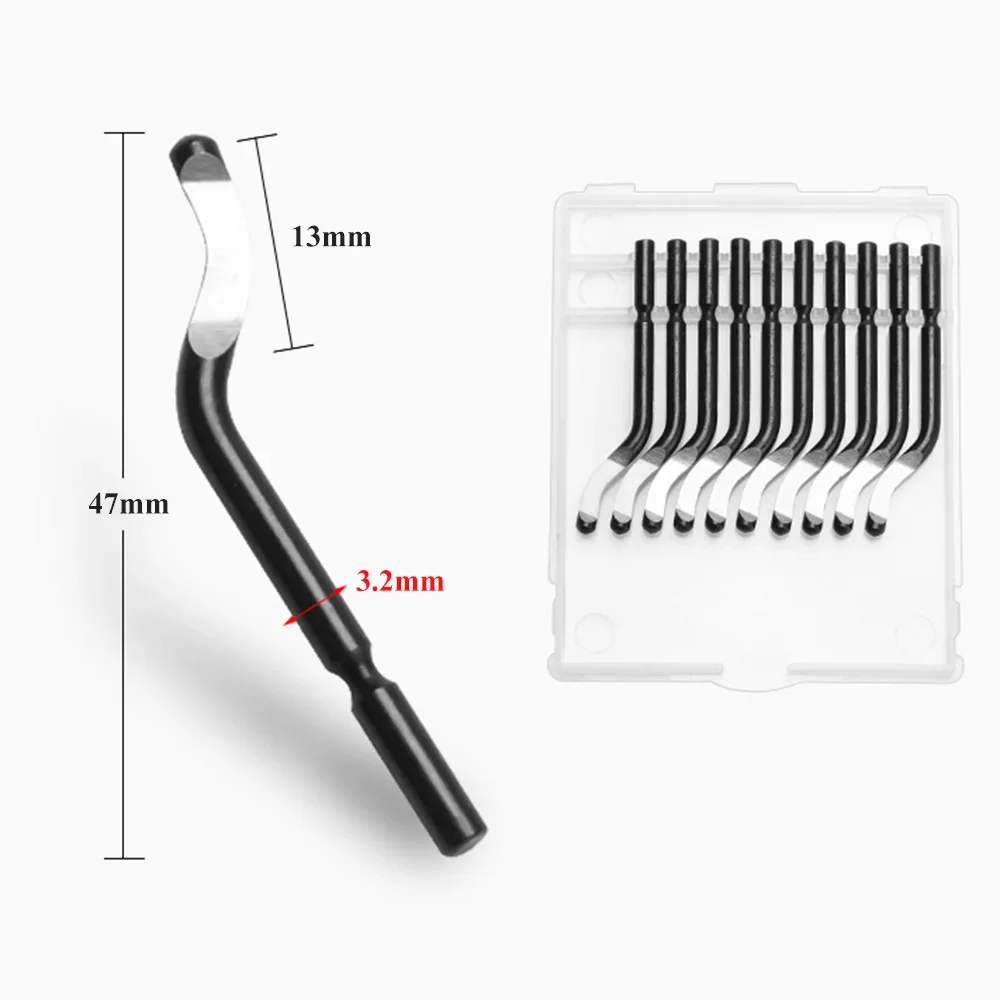 OUIO التشذيب سكين مكشطة أداة إزالة الأزيز إزالة الأزيز القواطع مجموعة أدوات مزيل الأزيز أداة اليد للخشب البلاستيك الألومنيوم النحاس الصلب