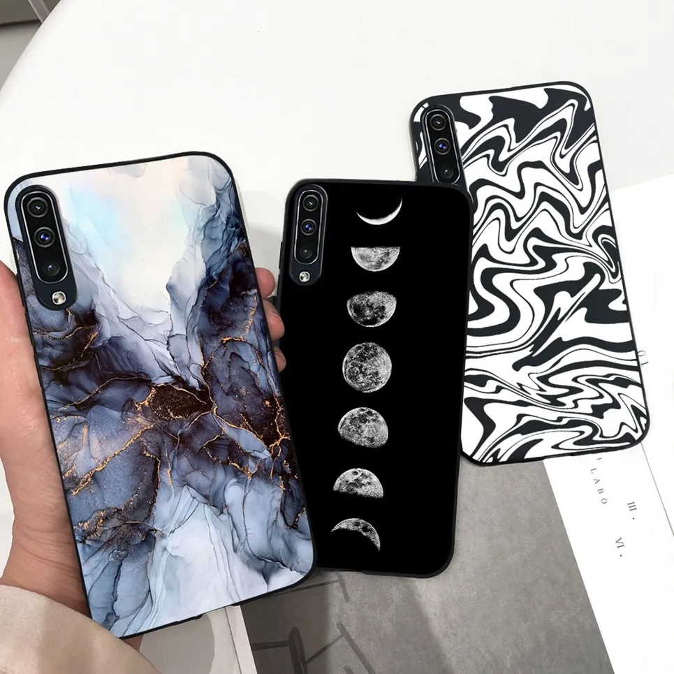 Case For Samsung Galaxy A50 Case Moon Night Silicone Phone Soft TPU Protection Back Cover For Samsung A50S A30s A 50S Case Funda