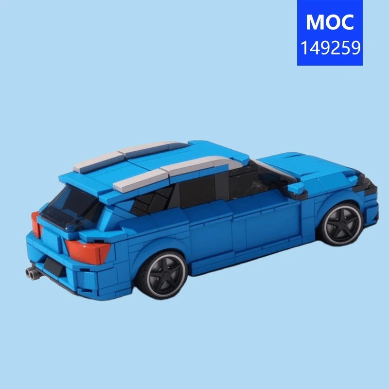 Top Choice MOC-149259 8-Stud Wide Speed ​ ​ Set de Bloques de Construcción Champions, Juguete de Bloques de Construcción DIY, Juguete Creativo y Moderno